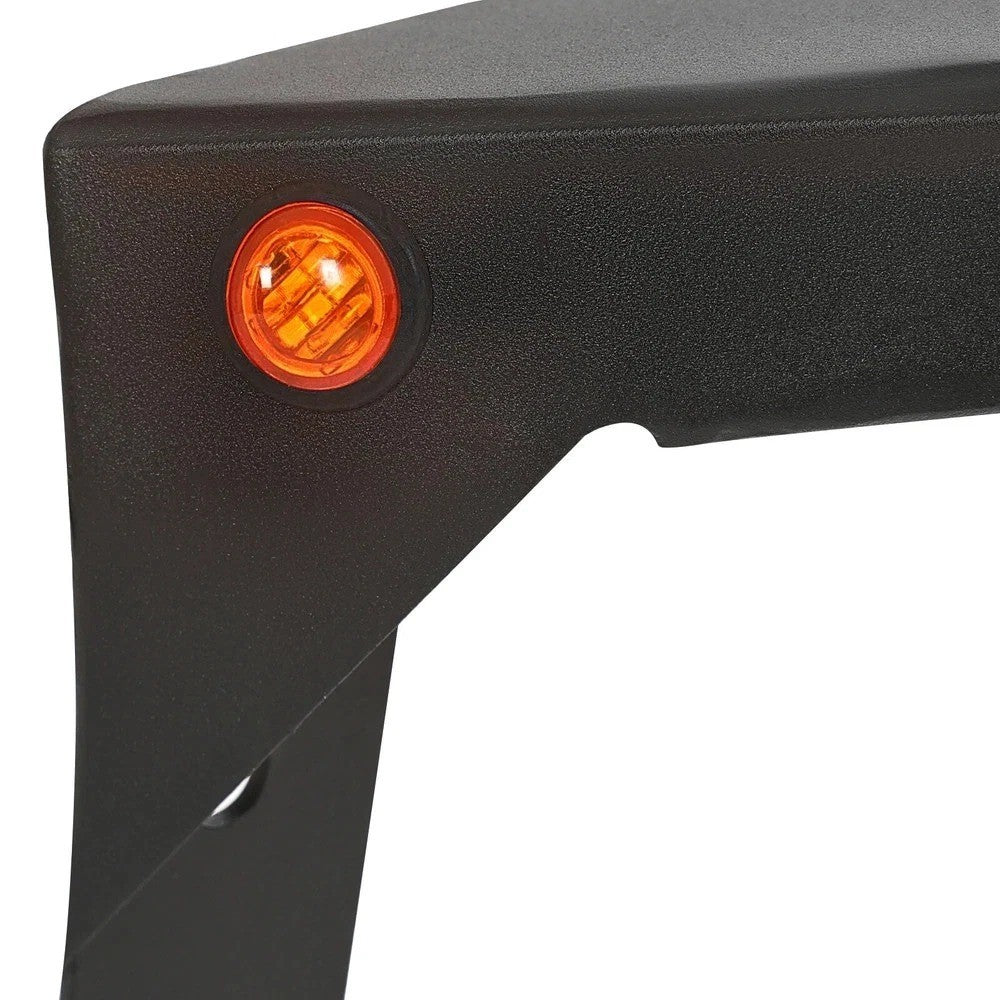 For Jeep Wrangler TJ 1997-2006 Front Fender Flares Guard Steel +LED Eagle Light