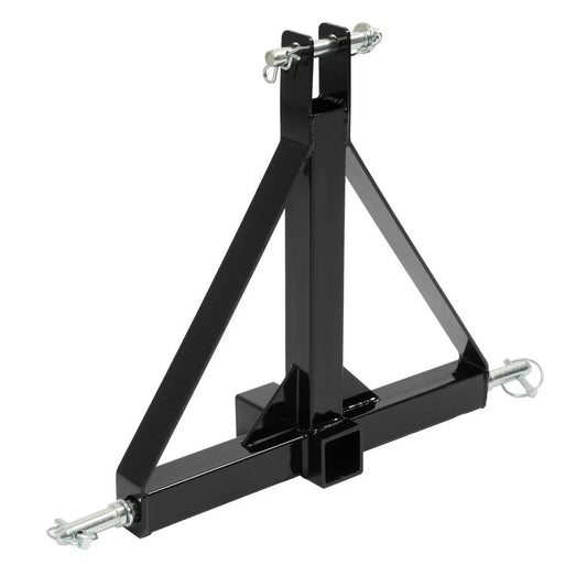 HECASA 3 Point 3 PT Trailer 2" Receiver Hitch Adapter Tow Drawbar CAT 1 Tractor