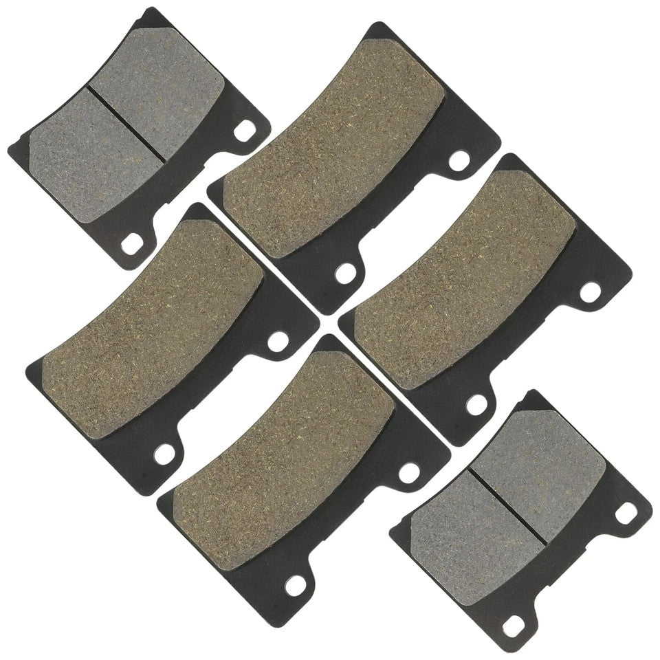 Front Rear Brake Pads for Yamaha FZR1000 89-93 / 3GM-W0045-03-00 1FK-W0046-01-00