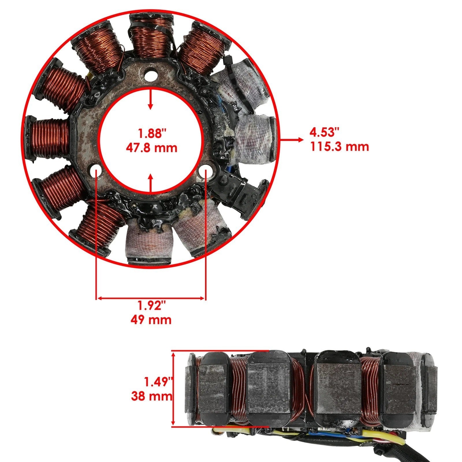 Caltric Stator For Arctic Cat ZR 600 ZR600 EFI Le 2000-2002 Snowmobile