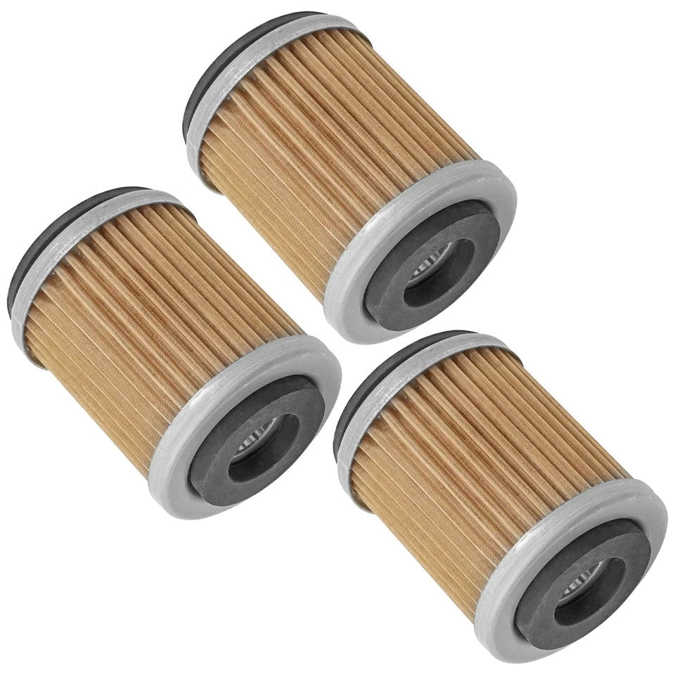 3 Pack Oil Filter for Yamaha Big Bear 346 350 384 YFM350FW 1986 1987 1988 89-99