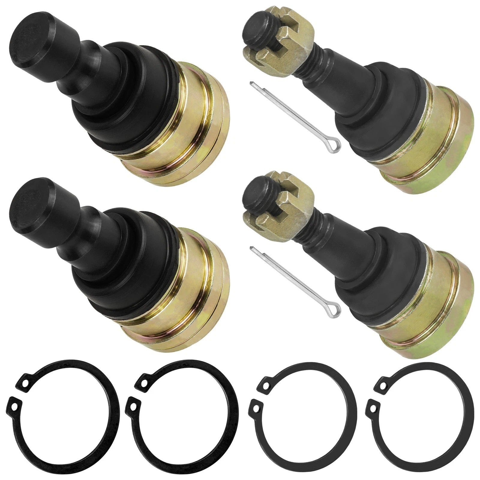 4 Front Lower Upper Ball Joint for Polaris Ranger 1000 2018 Except Crew , Diesel