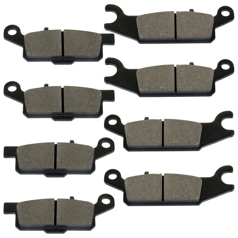Front Rear Brake Pads for Yamaha Grizzly 700 YFM700 YFM7F 2007-2017