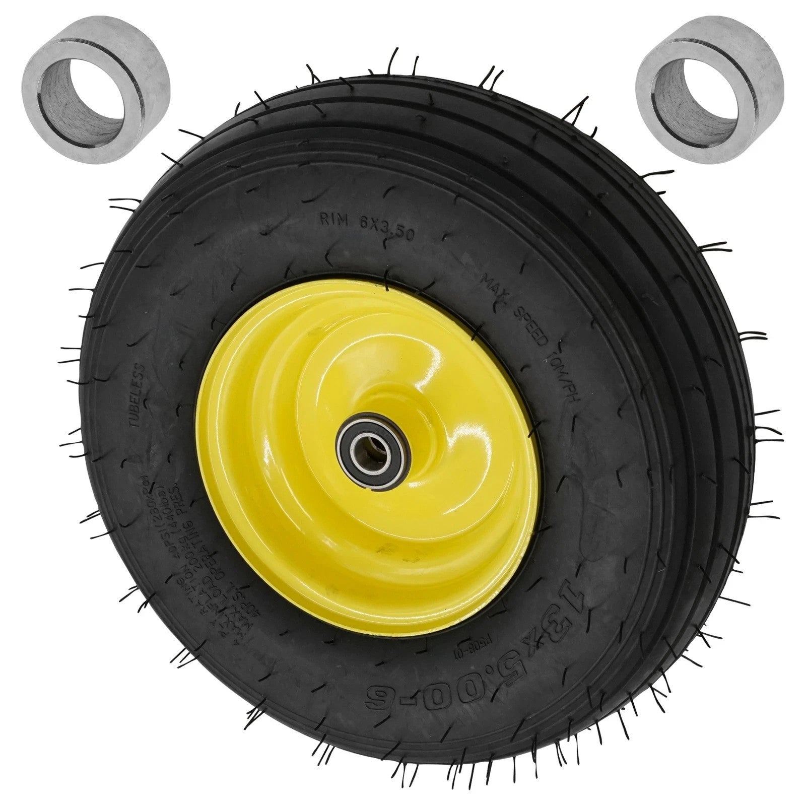 Front Wheel & Tire w/ Caster for John Deere SST15 SST16 SST18 Z225 Z425 Z445