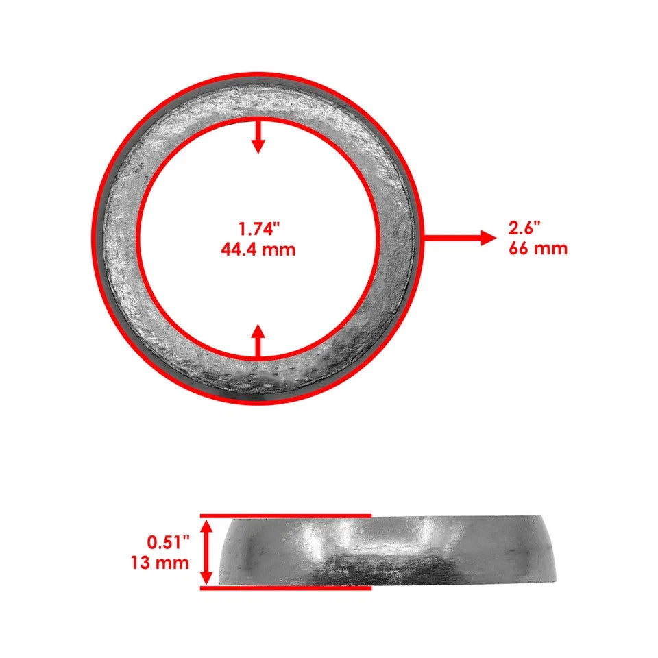 Caltric Exhaust Pipe Gasket For Arctic Cat 1612-323 | 1612323 New 