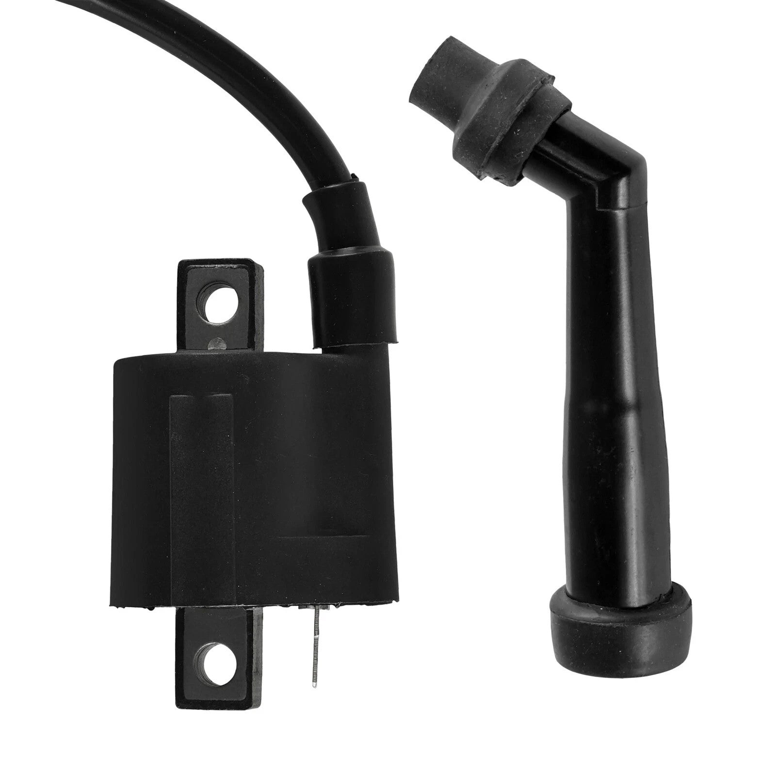 Ignition Coil with Spark Plug Boot Cap for Yamaha Wolverine 350 1995-2001
