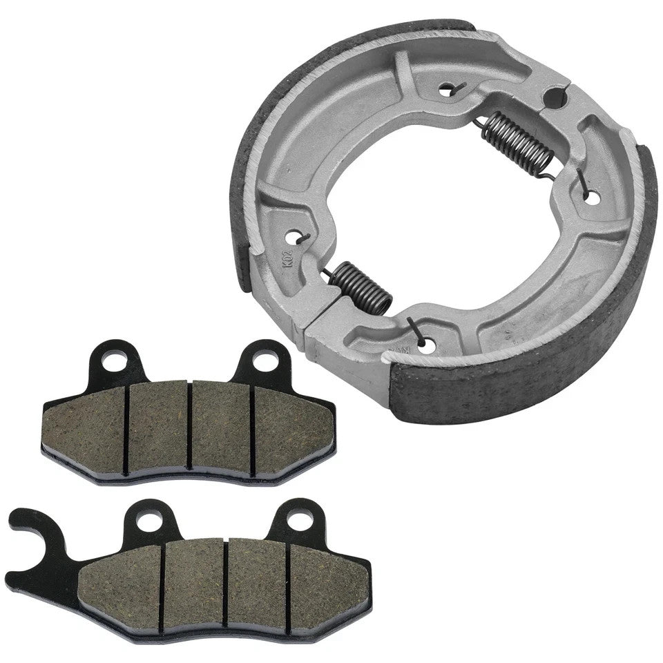 Front Brake Pads and Rear Brake Shoes for Yamaha TTR230 TT-R230 2005-2020