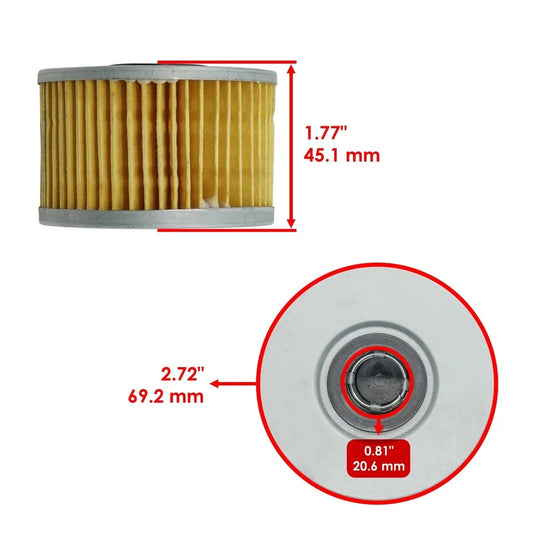 Caltric Air & Oil Filter Set for Honda FourTrax Rancher TRX420 2014-2024