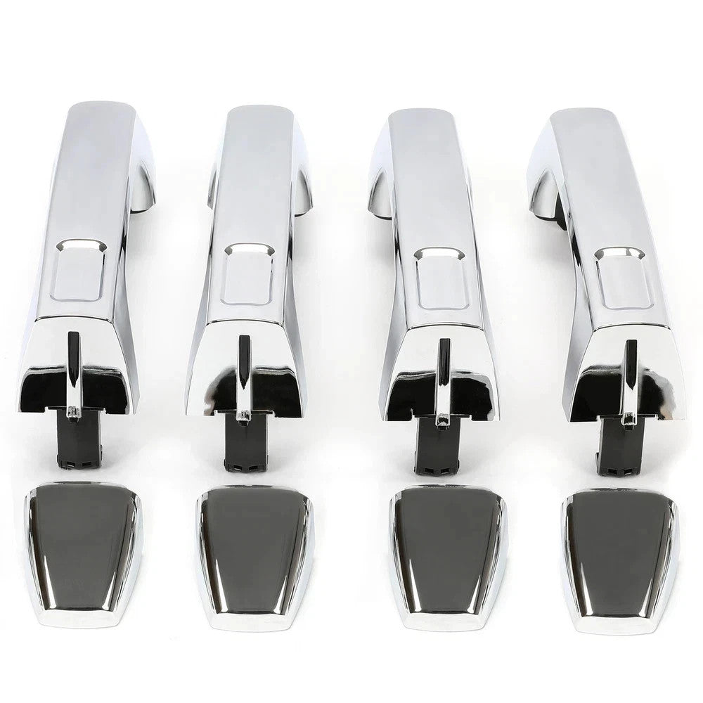 For Hummer H3 H3T 2006-10 07 08 09 Chrome Exterior Outside Door Handle Set of 4