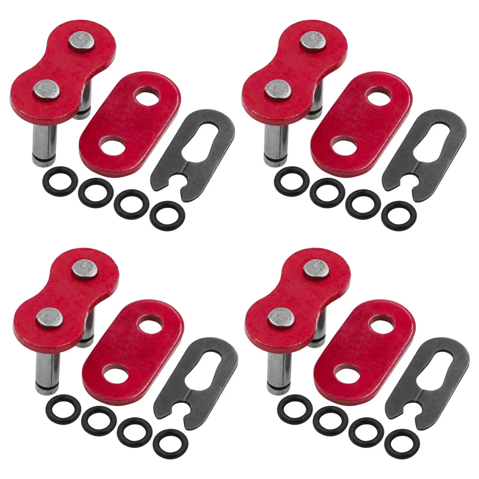 530 Chain Master Link w/ O Ring For Motorcycle Bike ATV Connecting Link Red