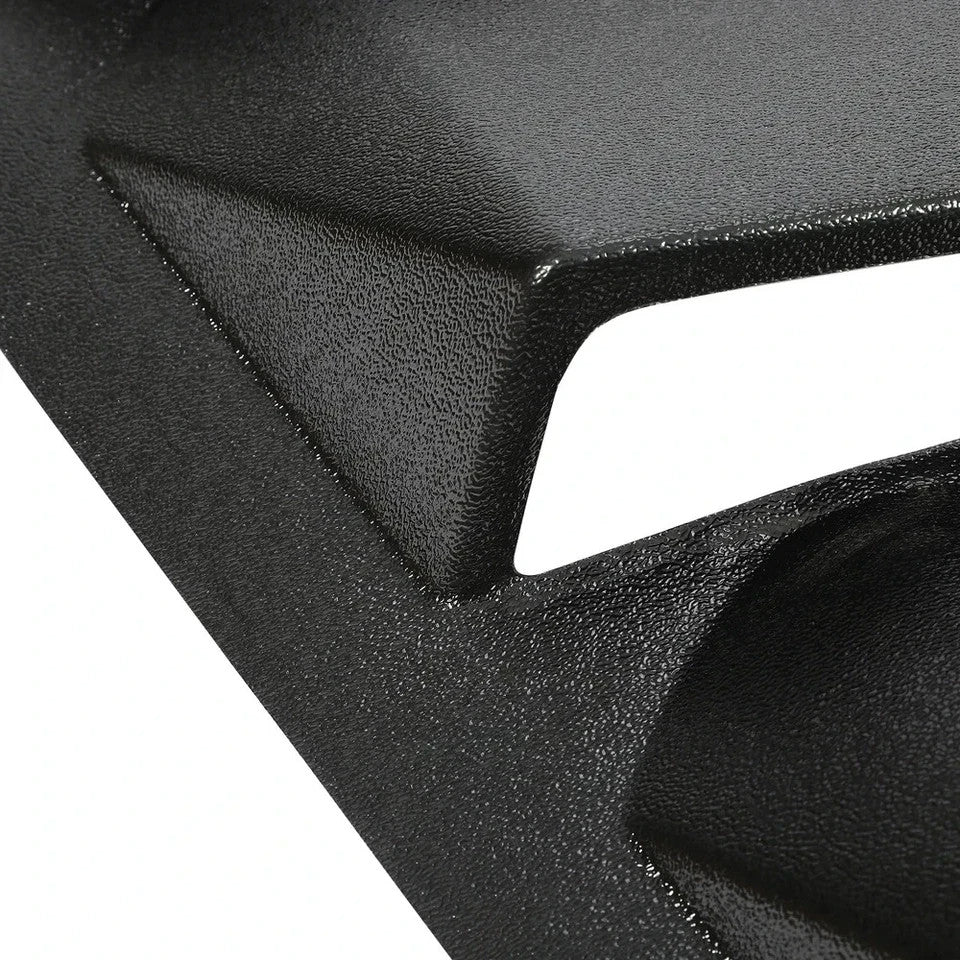 HECASA Rear Window Louver Sun Shade Cover For 14-19 Corvette C7 Coupe ABS Black