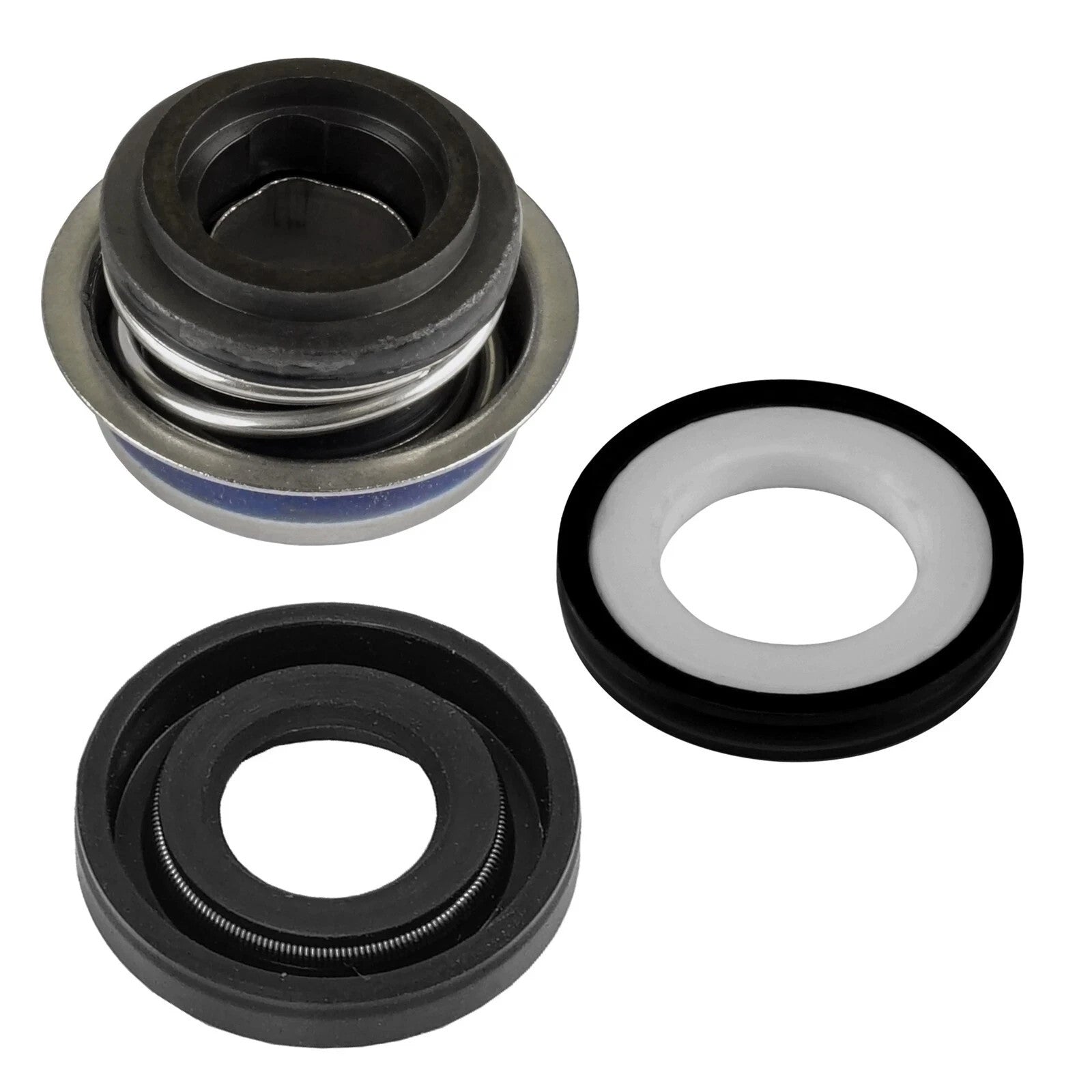 Caltric Water Pump Mechanical Oil Seal Kit for Suzuki QuadRacer LT250R 1985-1992