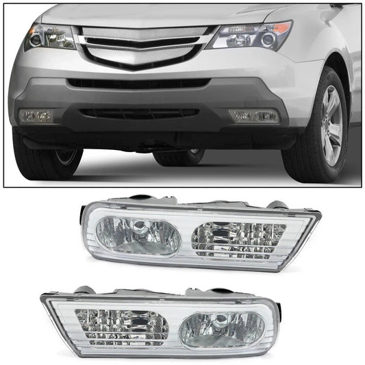 Fog Lights Driving Lamps Driver & Passenger For 2007 2008 2009 Acura MDX 07-09