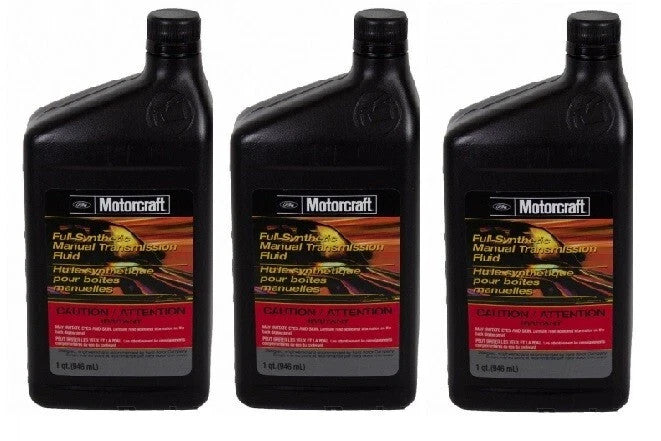 (3) Motorcraft Full Synthetic Manual Transmssion Fluid XT-M5-QS 3x Quarts