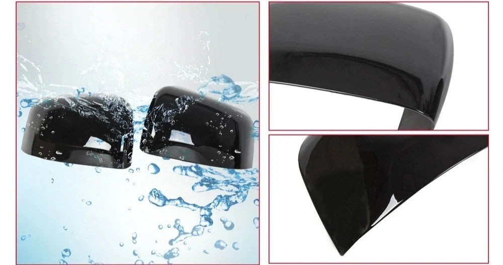 Rear View Mirror Covers Cap Trim For Jeep Grand Cherokee Dodge Durango 2011-2021