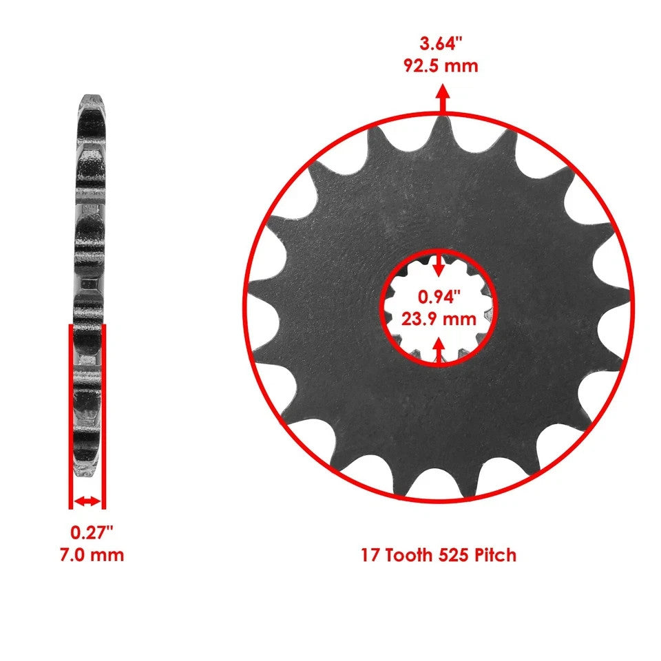 O-Ring Drive Chain & Sprockets Kit for Suzuki GSX-R1000 GSXR1000 2007 2008