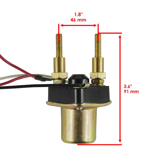 Starter Solenoid Relay for Kawasaki Js550 550 Sx 1982-1991 4-Wire Long Bolts New