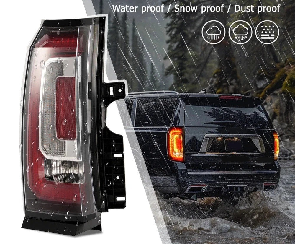 HECASA For 2015-2020 GMC Yukon / Yukon XL LED Tail Light Brake Lamp Driver Side