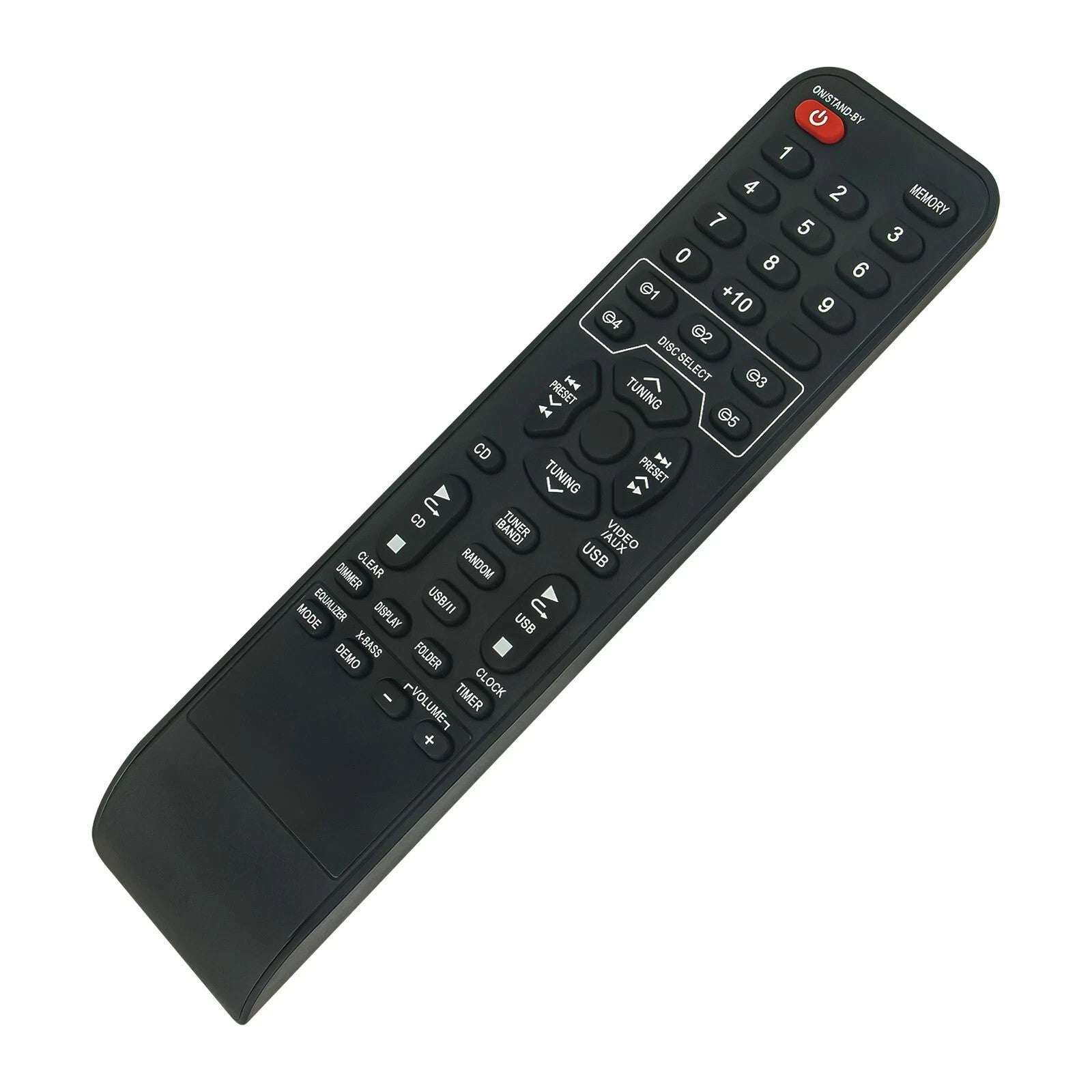 RRMCGA081AWSA Replace Remote for Sharp Micro Component System XL-UH240 XL-UH242