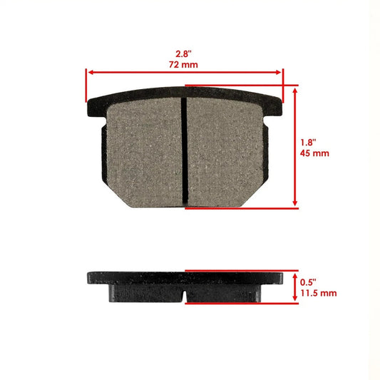 Brake Pads for Suzuki GS650 GS650E GS650G GS650M 1981-1983 Front Rear Brake Pads