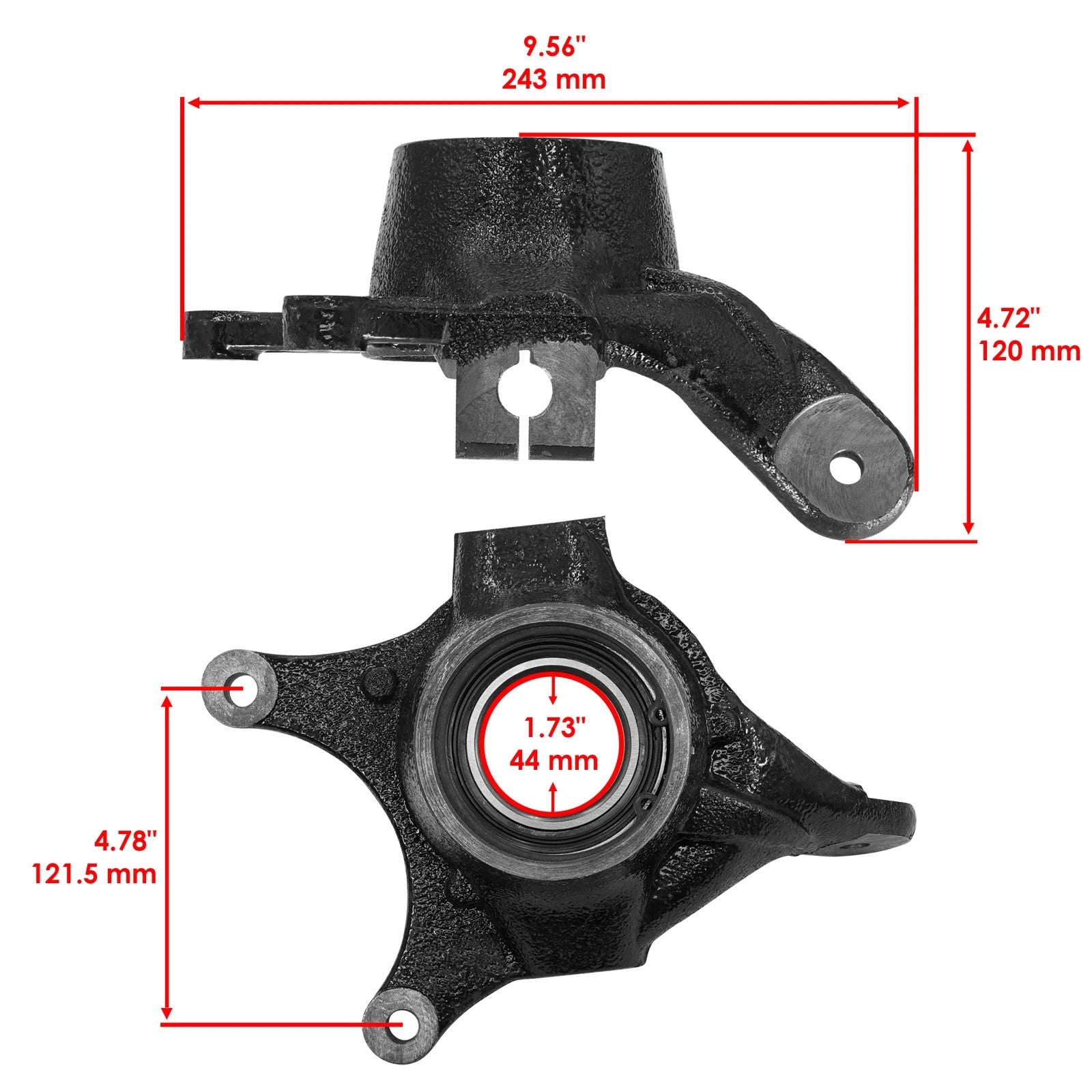 Front Knuckles For Polaris Ranger 900 Diesel 2011-2014 / RZR 4 800 2010-14