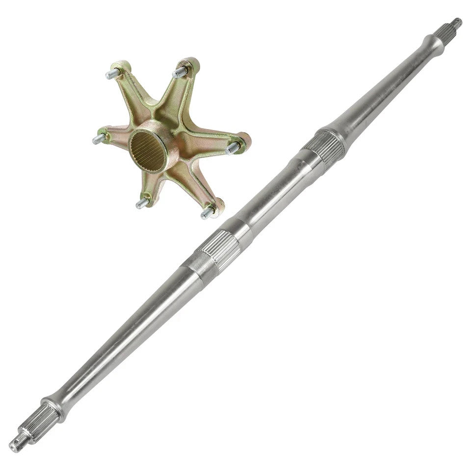 Rear Axle Shaft w/ Sprocket Axle Collar  for Yamaha Warrior 350 YFM350 1989-2004