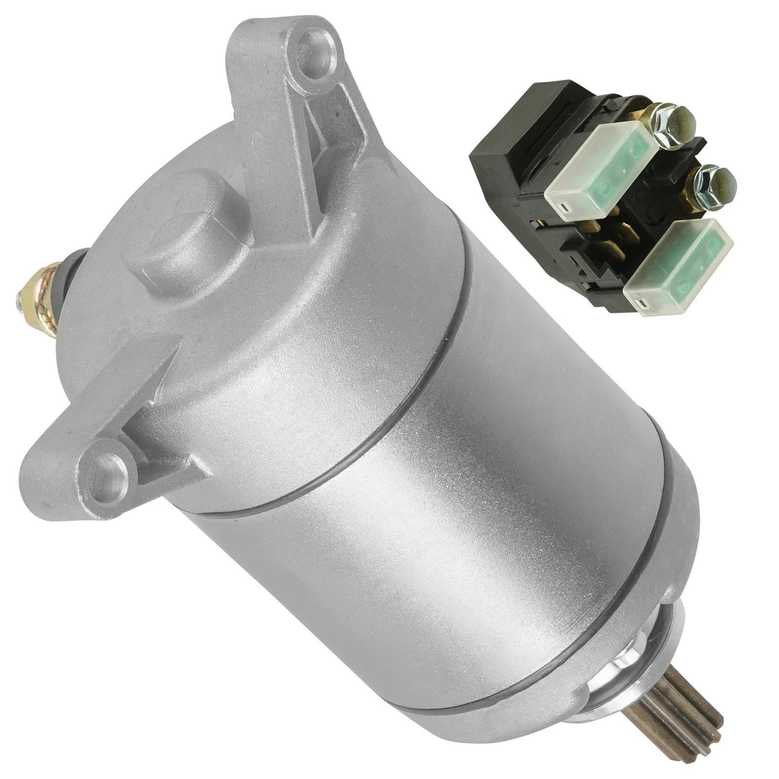 Starter & Solenoid for Yamaha YFZ450 YFZ45 YFZ 450 2004 2005 2006 2007-2013