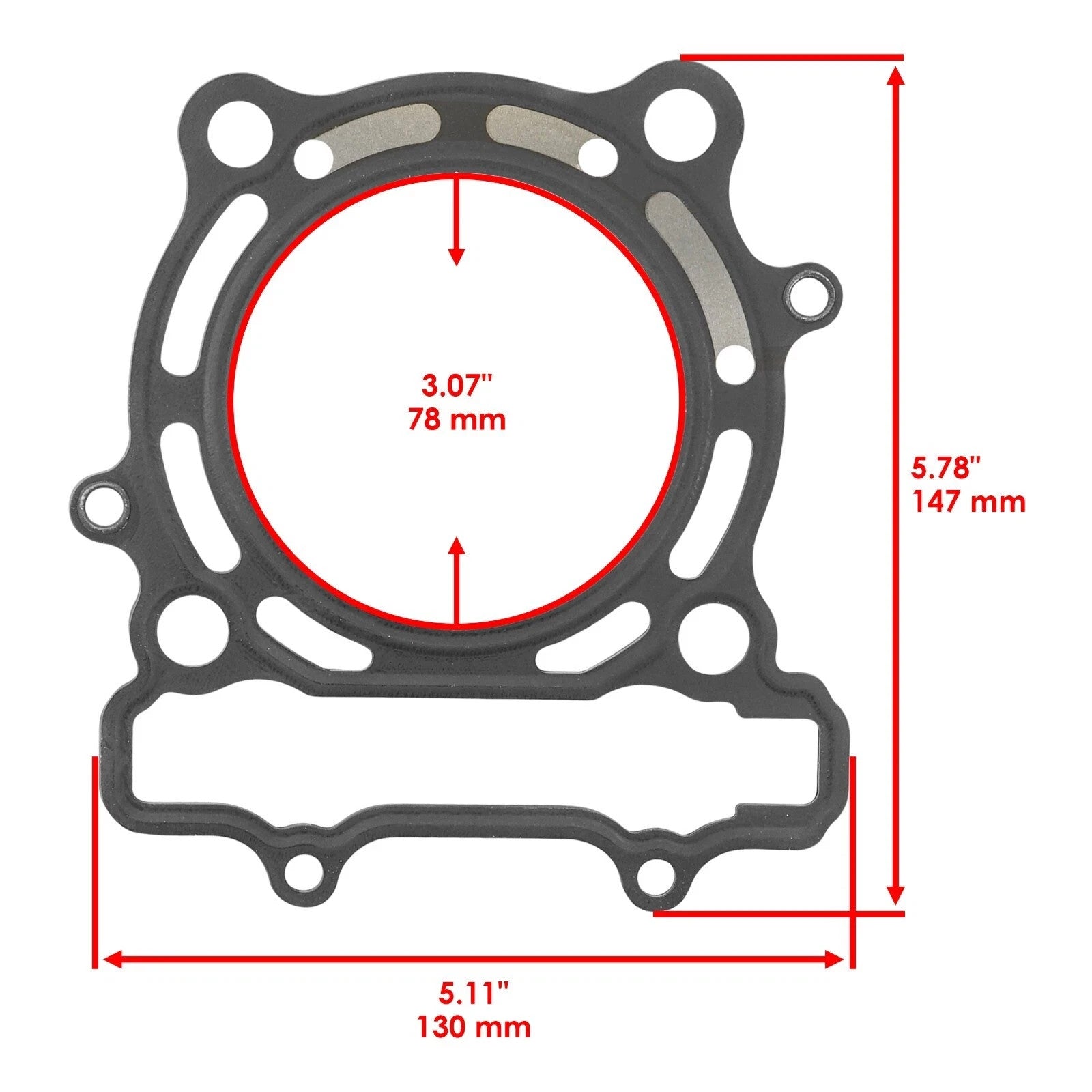 Cylinder Head Valve Gasket Kit Fits Kawasaki KX250F 2007