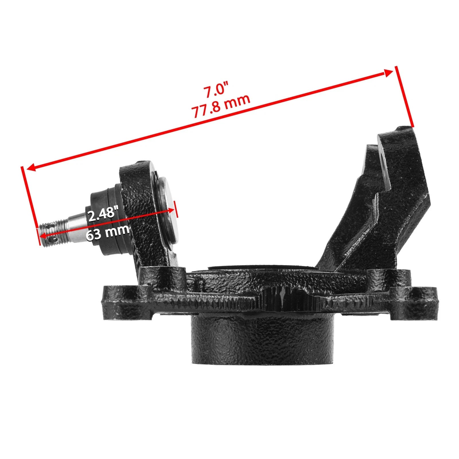 Front Left Right Steering Wheel Knuckle For Honda TRX420FE Rancher 420 ES 07-13