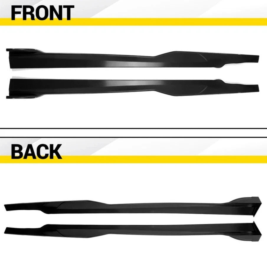 Side Skirts Fit 15-23 Dodge Charger SRT Daytona Scat Pack GT R/T PP Black