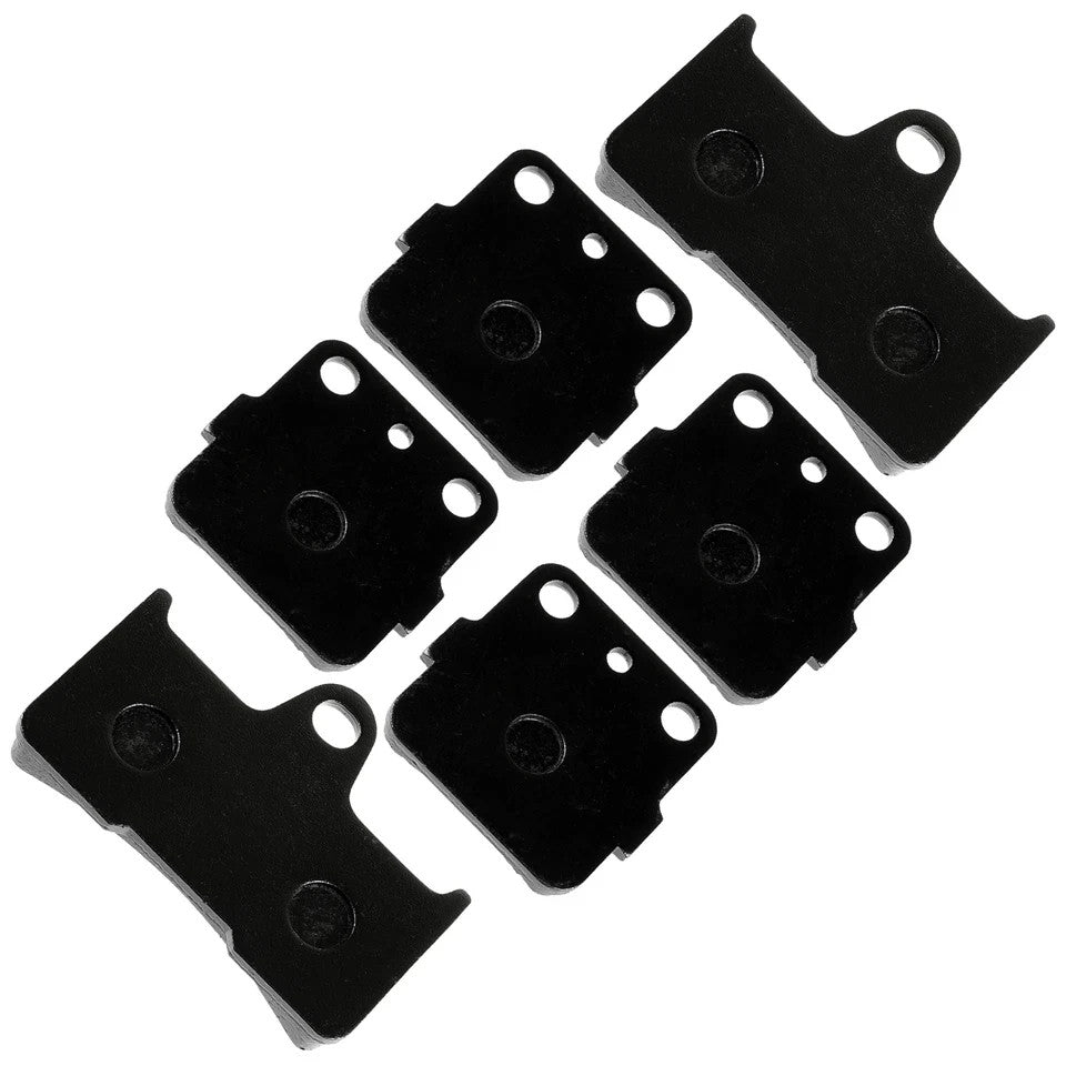 Front and Rear Brake Pads for Yamaha Grizzly 660 YFM660F 2002 2003 2004-2008
