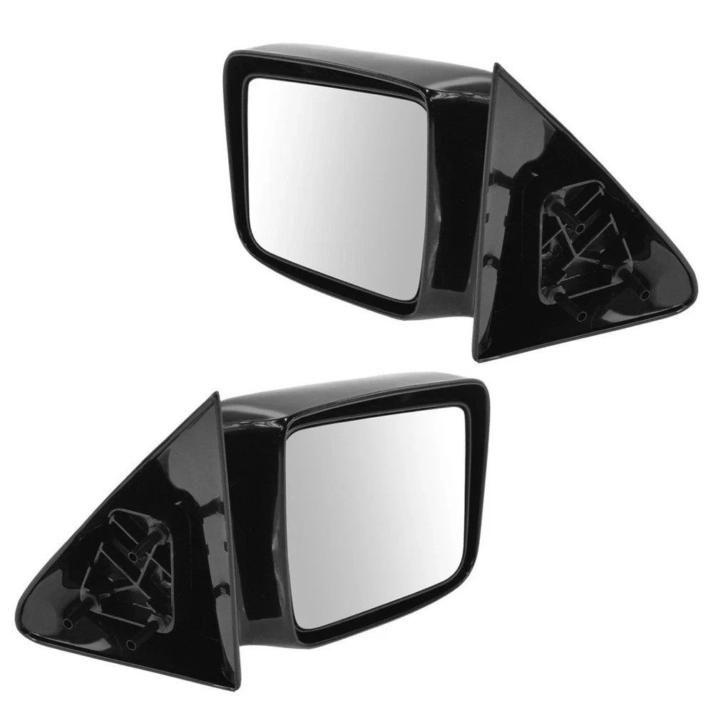Manual Side Mirrors Set Pair Left LH & Right RH for 87-96 Dakota Pickup Truck