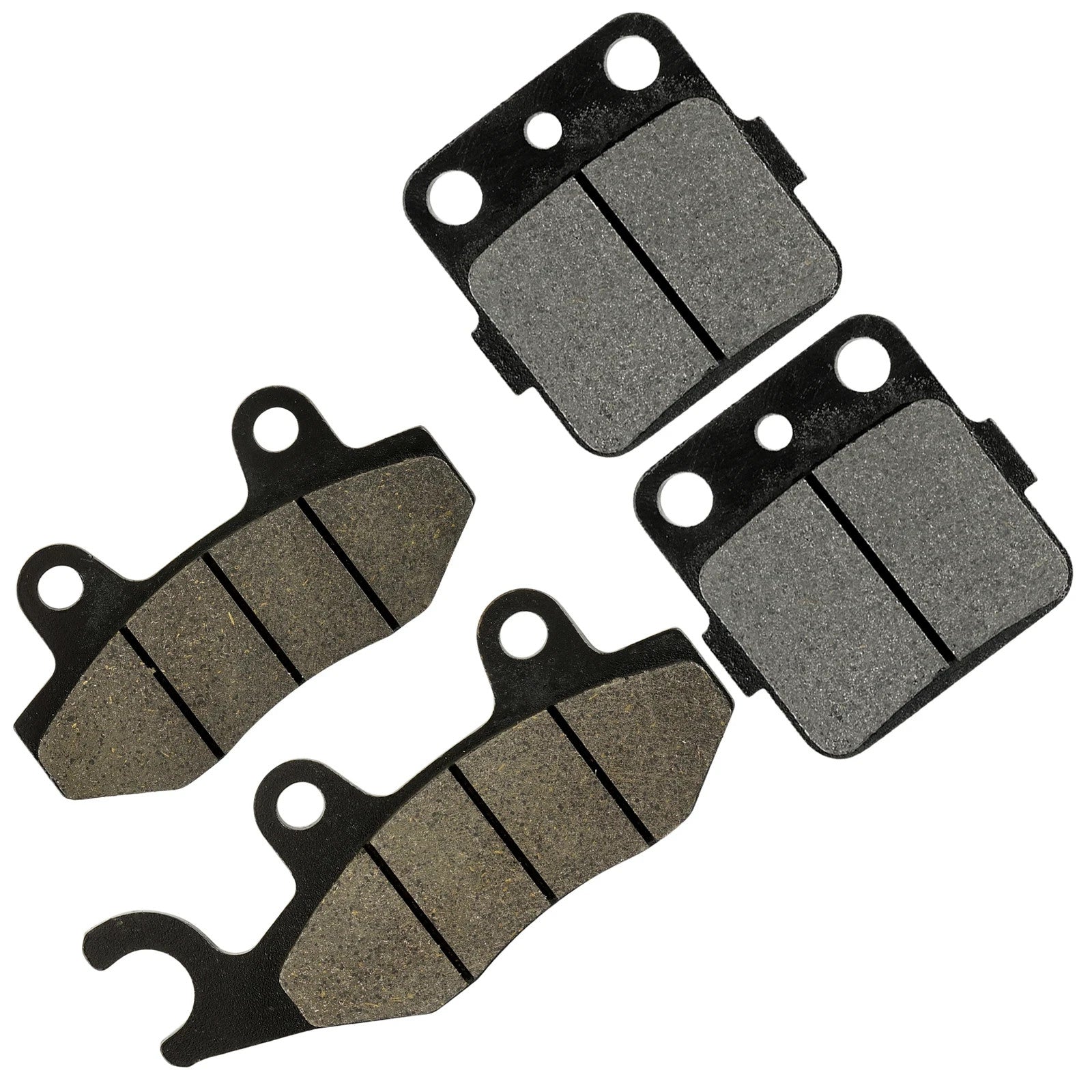 Caltric Front and Rear Brake Pads for Kawasaki KLX140 KLX140L 2008-2024