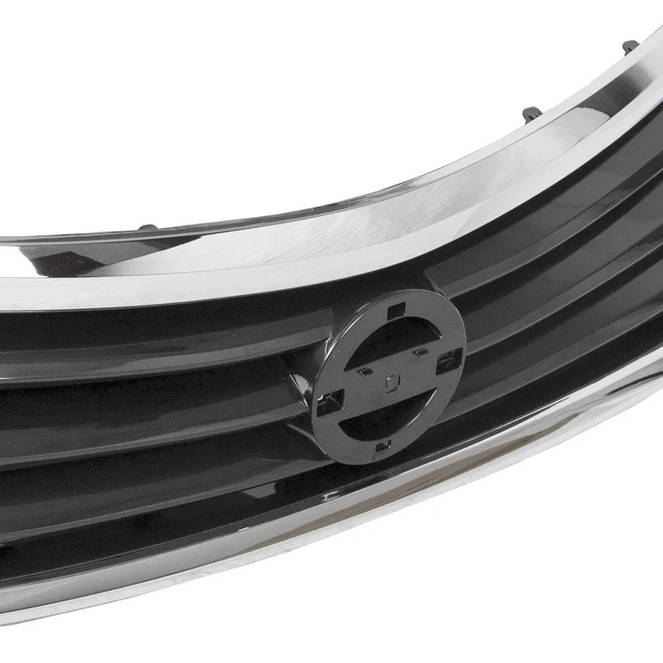 Front Bumper Grille Upper Grill Assembly Chrome For 2013 2014 2015 Nissan Altima