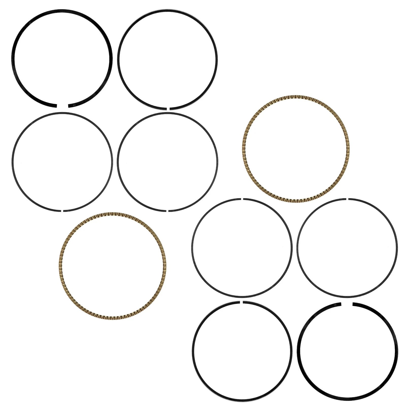 Caltric 13011-KCY-670 Engine Piston Rings For Honda XR400R 1996-2004