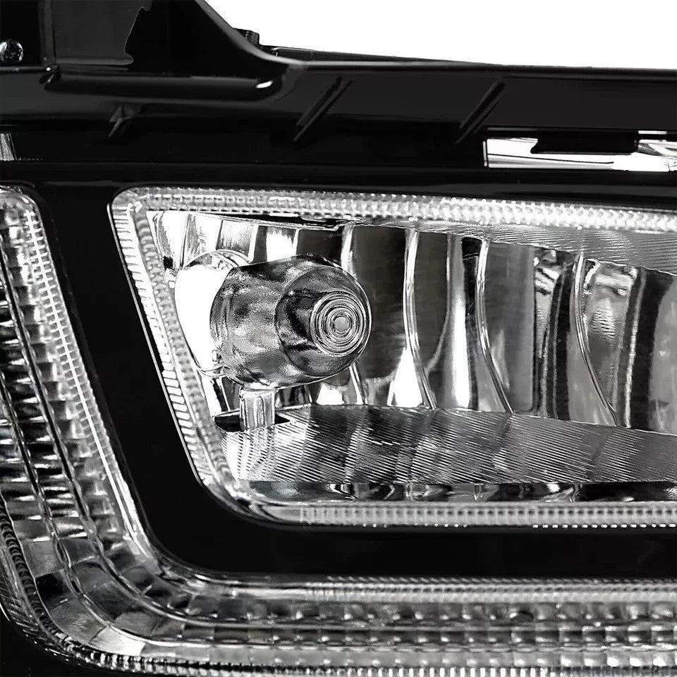 For 2019 2020 2021 Hyundai Tucson LED Fog Lights Front Bumper Lamps with DRL