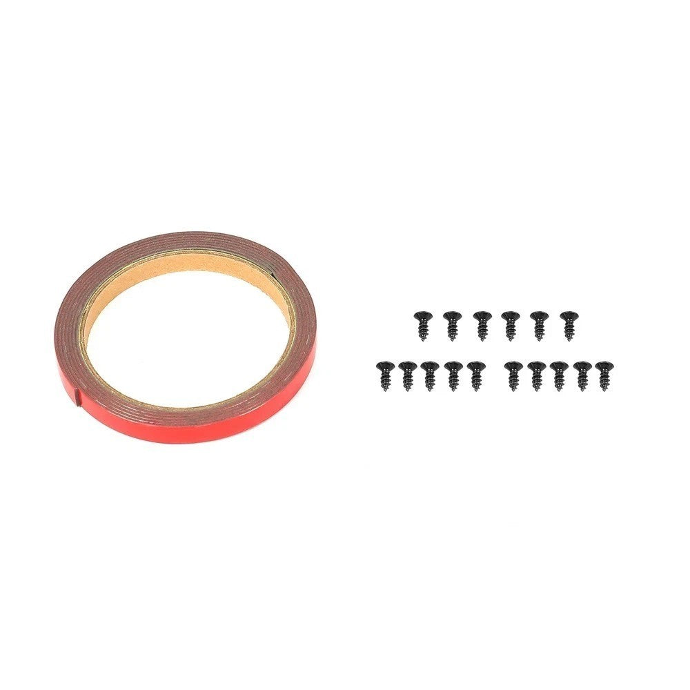 4 x Universal Rear Bumper Fin Diffuser Spoiler Lip Wing Splitter Carbon Style