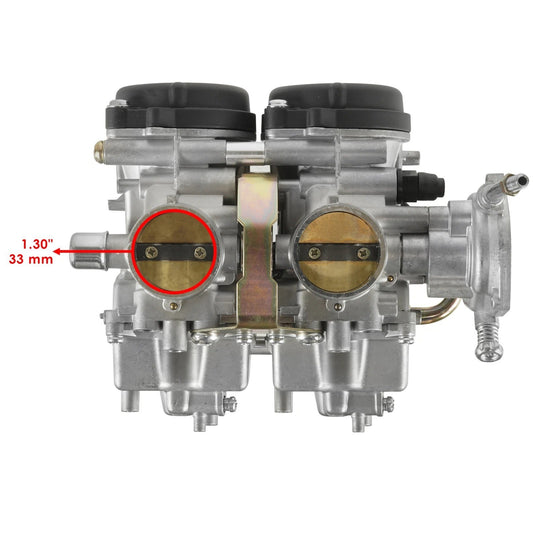 Caltric Carburetor For Yamaha Raptor 660R YFM660R 2001-2005 33mm Bore