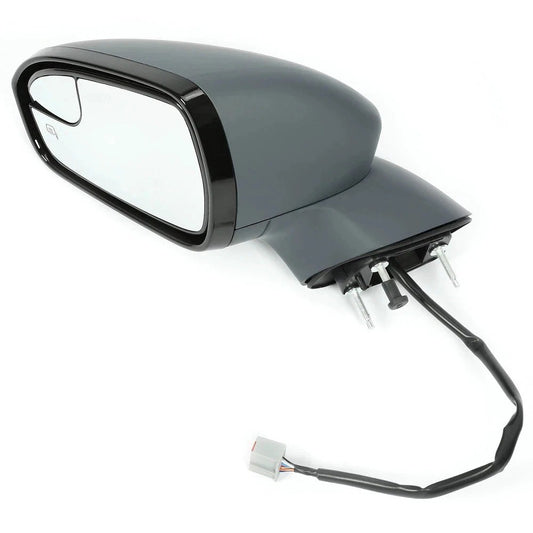 Heated Manual Fold Paintable Driver Side Power Mirror For Ford Fusion 2013-2016