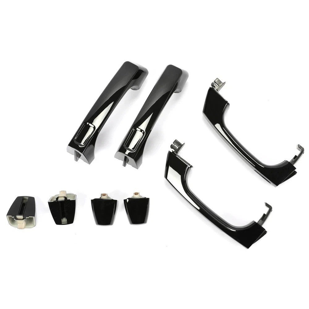 HECASA 4PCS of Exterior Door Handles Fit 06-10 Hummer H3 replace for 25832250