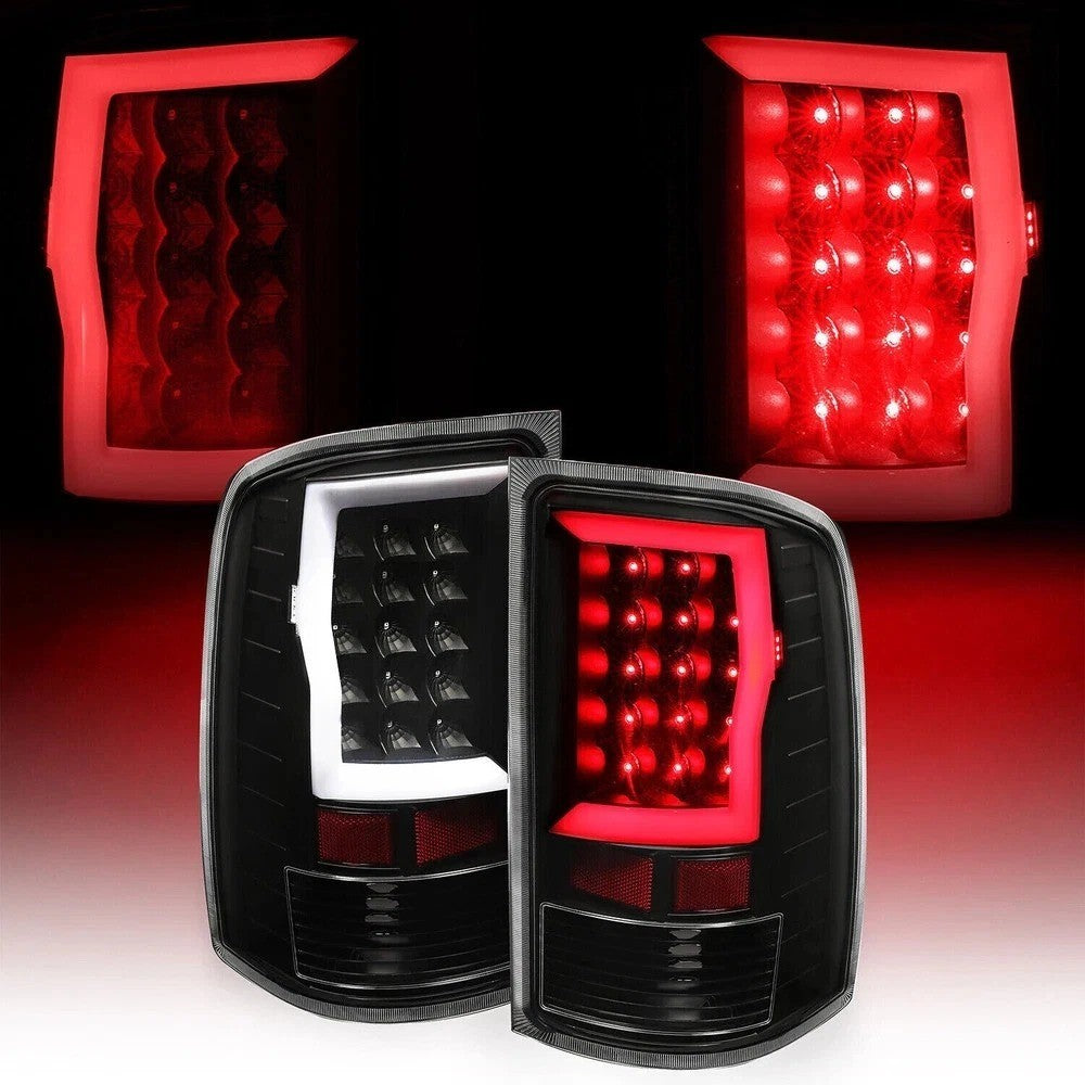 LED Tube Tail Lights Brake Lamps For GMC Sierra 1500 2500HD 3500HD 2007-2014 13