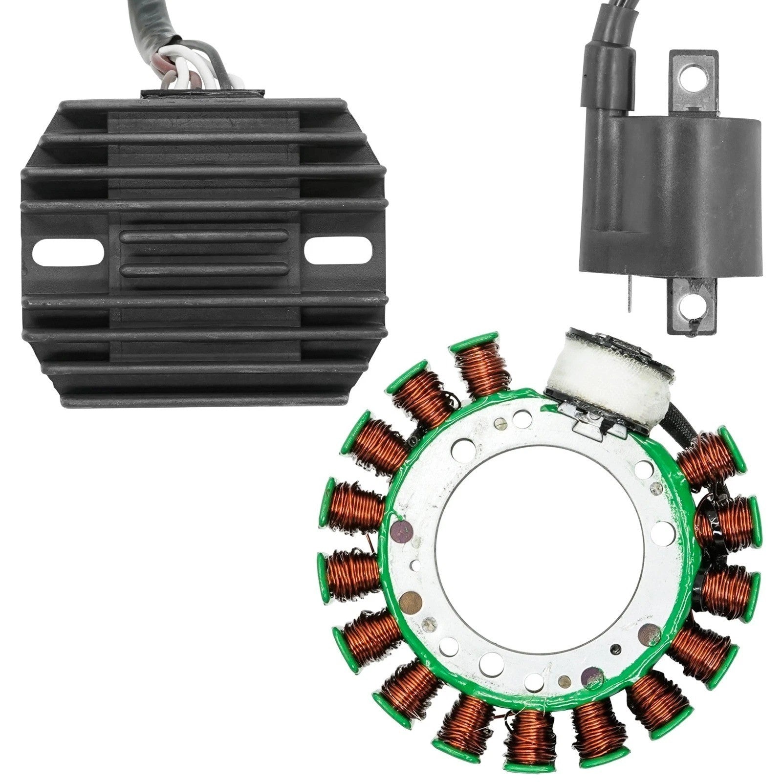 Stator & Regulator Rectifier for Yamaha Warrior 350 YFM350 1989 W/Ignition Coil