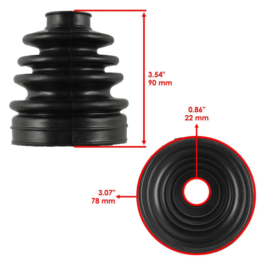Rear Axle Outer CV Boot Kit For Polaris Ranger 1000/Ranger Crew 1000 2019-2023