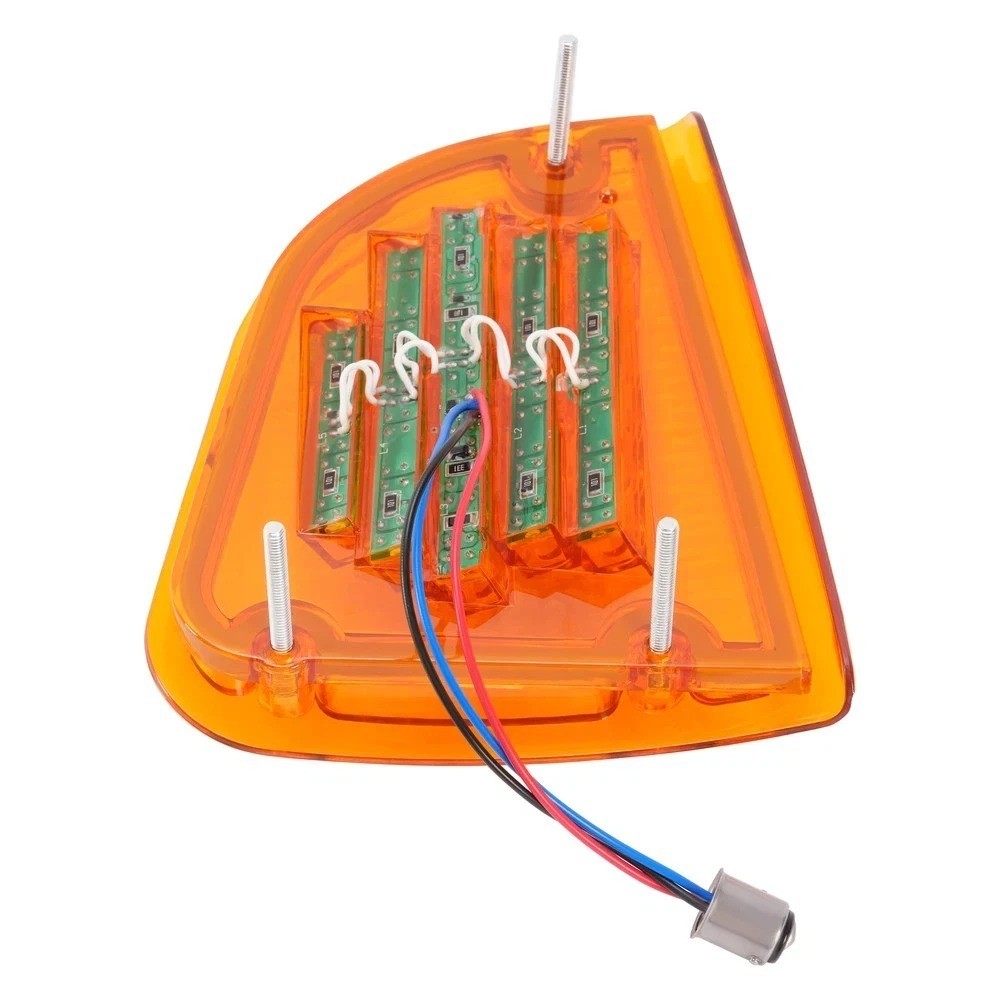 Fit For  Kenworth K300 T300 T330 T600A 1986-2008 LED Turn Signal Lights Amber