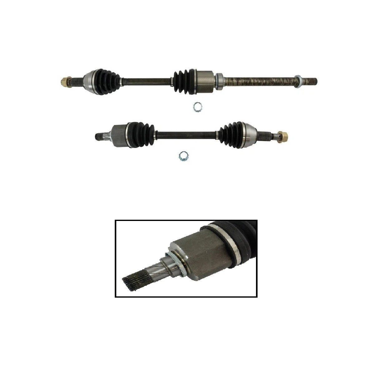 Front CV Axle Shaft Set For 2013-2018 Nissan Altima