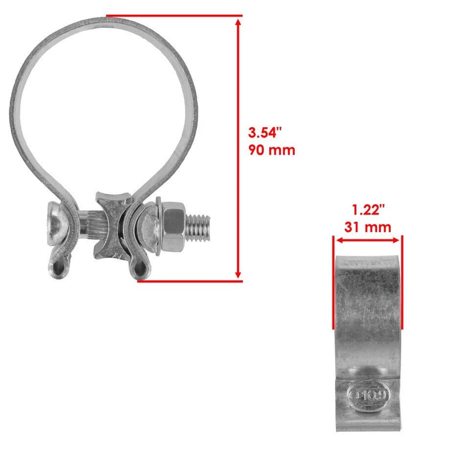 Exhaust Clamp for Polaris Outlaw 500 2006 2007 / Predator 500 2005 2006 2007