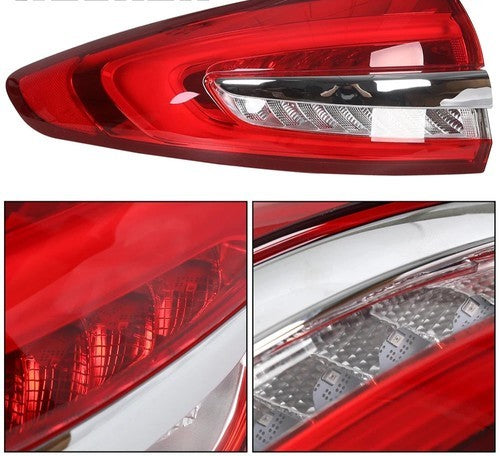 LED Driver Left Side Tail Lights Lamp For 2017-2020 Ford Fusion Outer LH