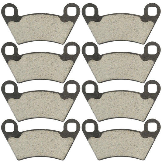 Caltric Front and Rear Brake Pads for Polaris Ranger 500 2X4 2005-2009 2017-2020