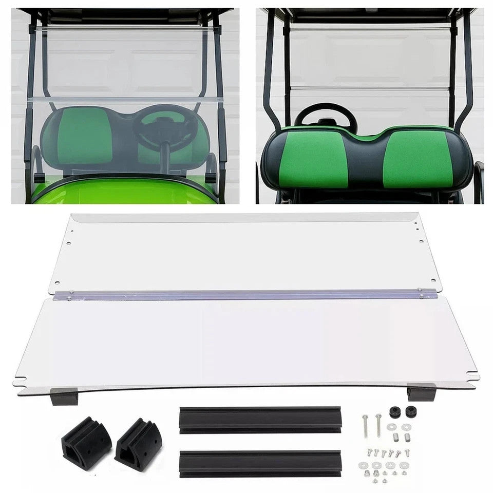 For Club Car Precedent / Tempo / Onward 2004-Up Golf Cart Windshield Clear