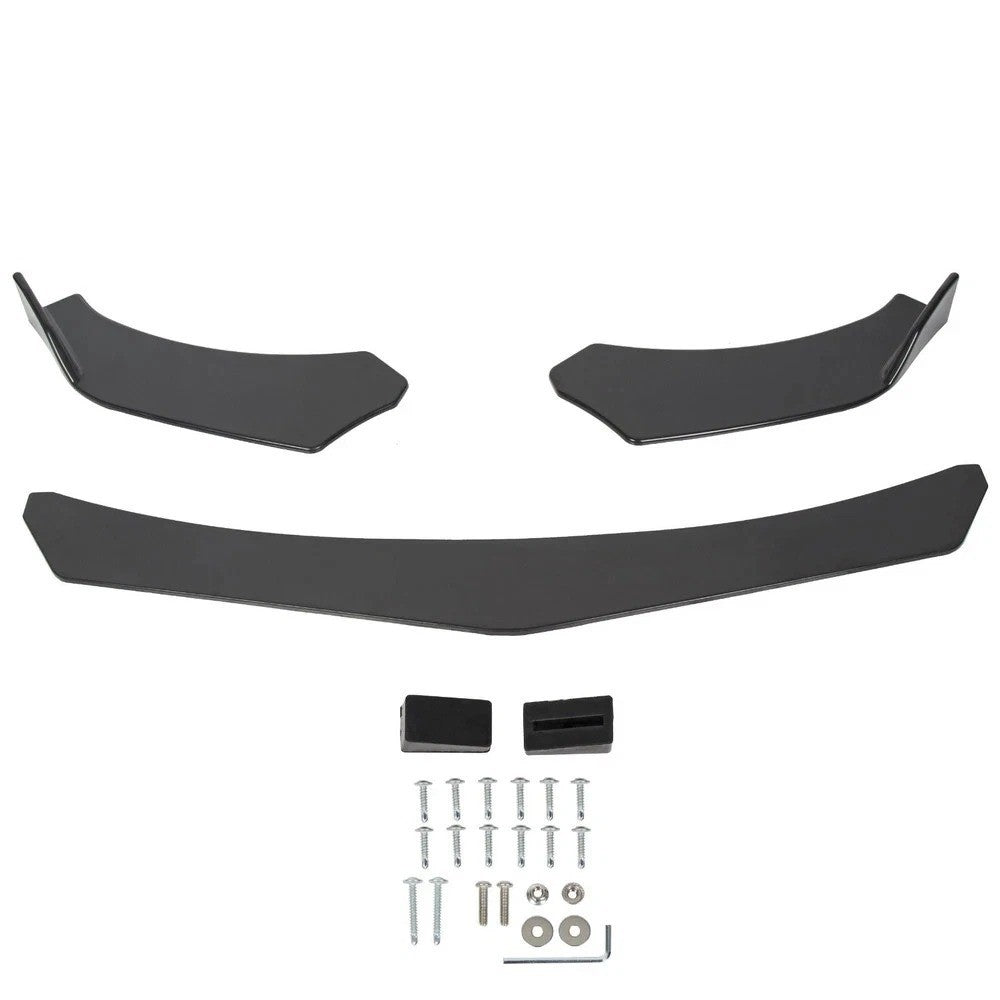 Front Bumper Lip Spoiler Splitter Body Kit Diffuser For 2015-2020 Subaru WRX STI